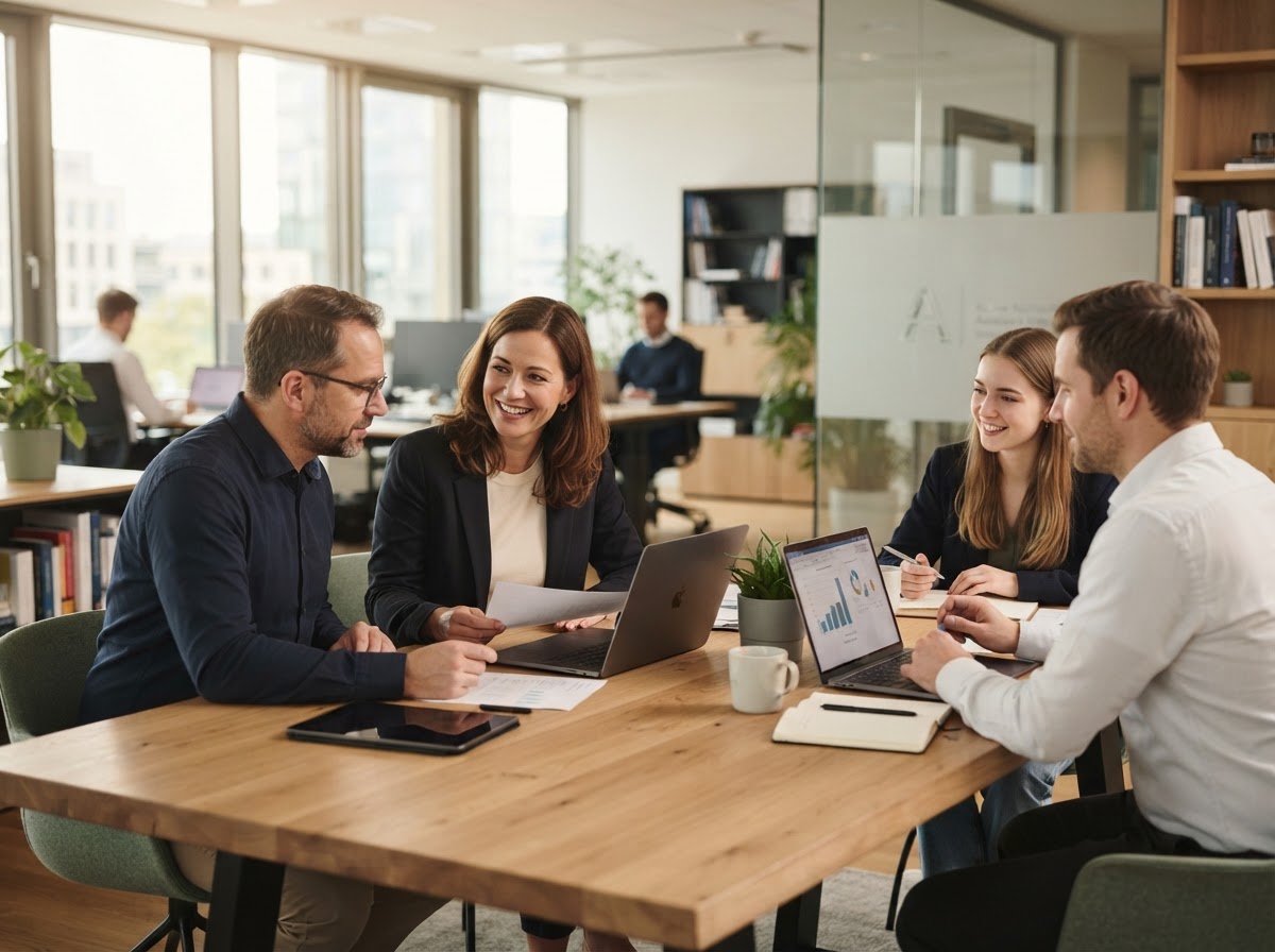 Amana Capital - فريق يعمل على تطوير نماذج التحليل التنبؤي في بيئة عمل هادئة